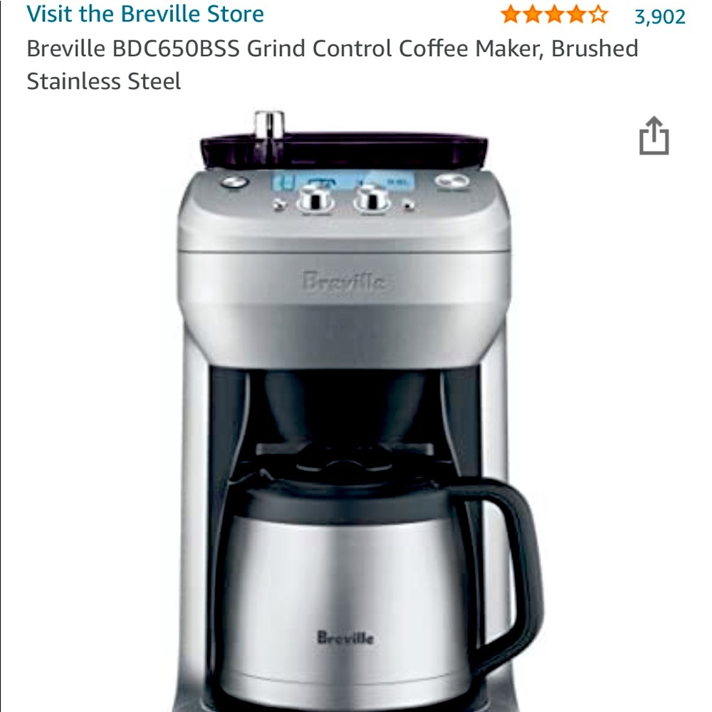 BREVILLE THE GRIND CONTROL COFFEE MAKER